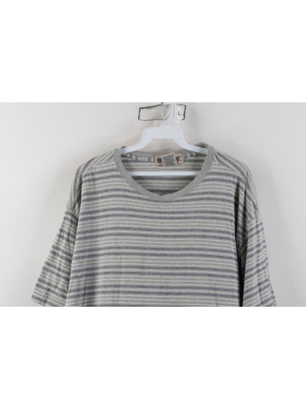Vtg 90s Streetwear Mens XL Distressed Striped Color Block Short Sleeve T-Shirt - Picture 2 of 14